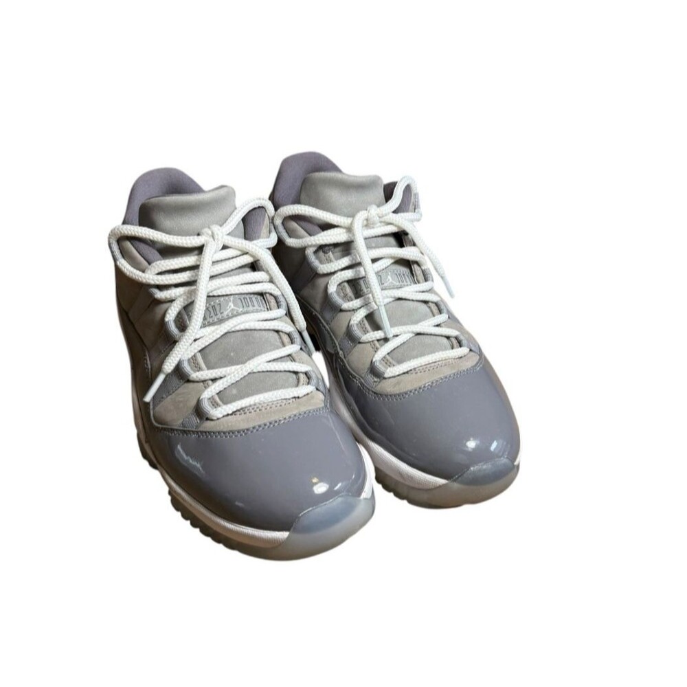 Jordan Air Jordan 11 Retro Low Grey Mens Size 10.5 Lace-Up 528895-003 Sneakers